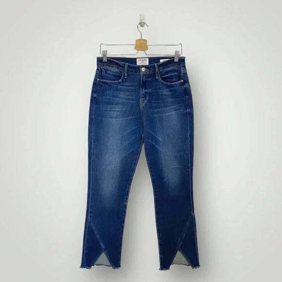 Frame Denim Le High Straight V-Cut Hem Jeans Size 29 - Picture 9 of 9